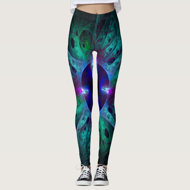 Leggings El arte abstracto visual (Anverso)