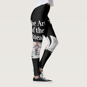 Leggings El arte del robo de las piernas de Trump