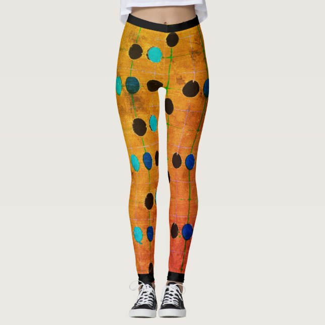 LEGGINGS EL ARTISTA JAPONÉS KORIN PATTERN IMPRESIONA LEYES (Anverso)