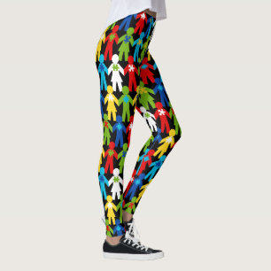 Leggings El autismo puzzle Piece Concienciar a la gente