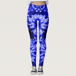 Leggings El azul florece las polainas
