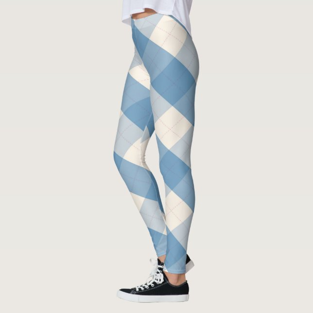 Leggings El azul MeanClique Argyle (Izquierda)