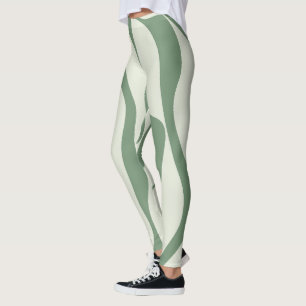 Leggings El Bce y el Flujo 4 en Verde