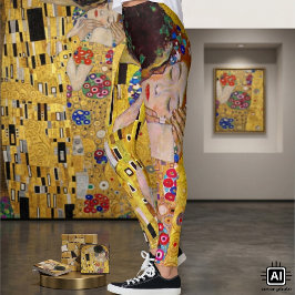 Leggings El Beso de Gustav Klimt, Arte Antiguo Moderno Art 