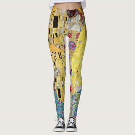 Leggings El beso de Gustav Klimt, vintage Art Nouveau