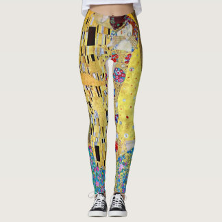 Leggings El beso de Gustav Klimt, vintage Art Nouveau
