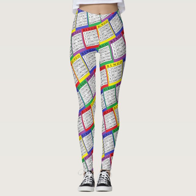 Leggings El BINGO carda las polainas de las mujeres (Anverso)