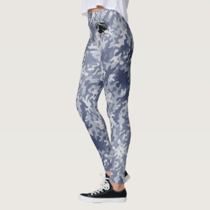 Leggings El Blonde y rompió - las polainas azules del