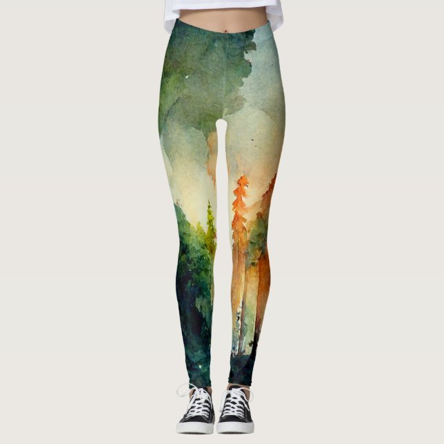 Leggings El bosque (naturaleza) (Anverso)