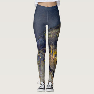 Leggings El Boulevard Montmartre de noche Pissarro