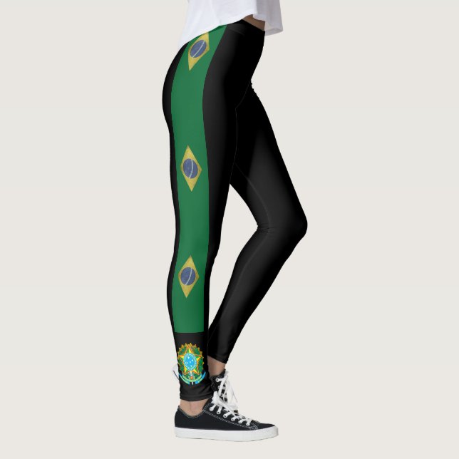 Leggings El Brasil raya la bandera (Derecha)