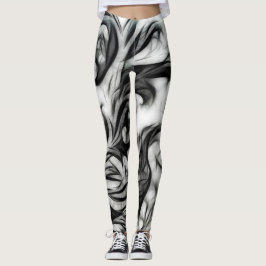 Leggings El brillante inverso floral