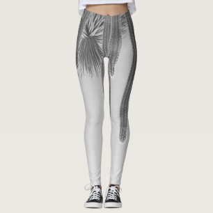 Leggings El cactus caribeño crece el encanto del arte