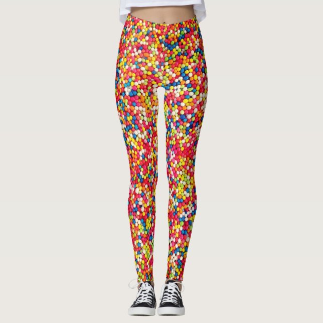 Leggings El caramelo asperja las polainas (Anverso)