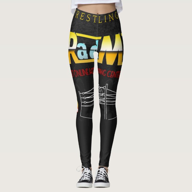 Leggings El centro comercial "80's Wrestling" (lucha 80) Le (Anverso)