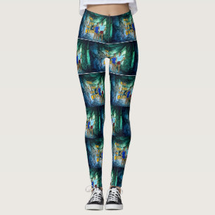 Leggings El chico de SlipperyJoe ama tu reloj arte LGBTQIA 