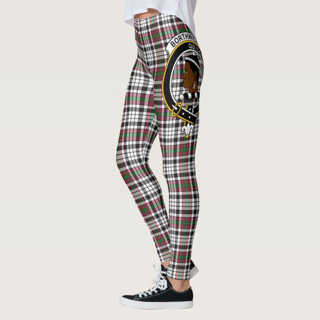Leggings El clan escocés Borthwick Escudo Tartan (Izquierda)