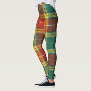 Leggings El clan escocés Buchanan Old Sett Tartán Women Leg