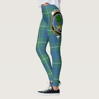 Leggings El clan escocés Hamilton cazando al antiguo Escudo