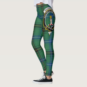 Leggings El clan escocés Henderson Escudo Tartán Mujeres Le