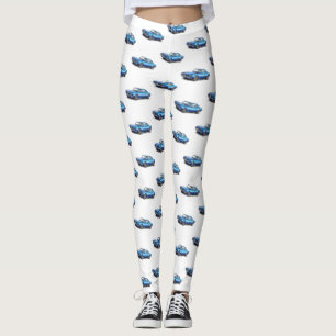 Leggings El coche clásico del músculo de Camaro ayuna