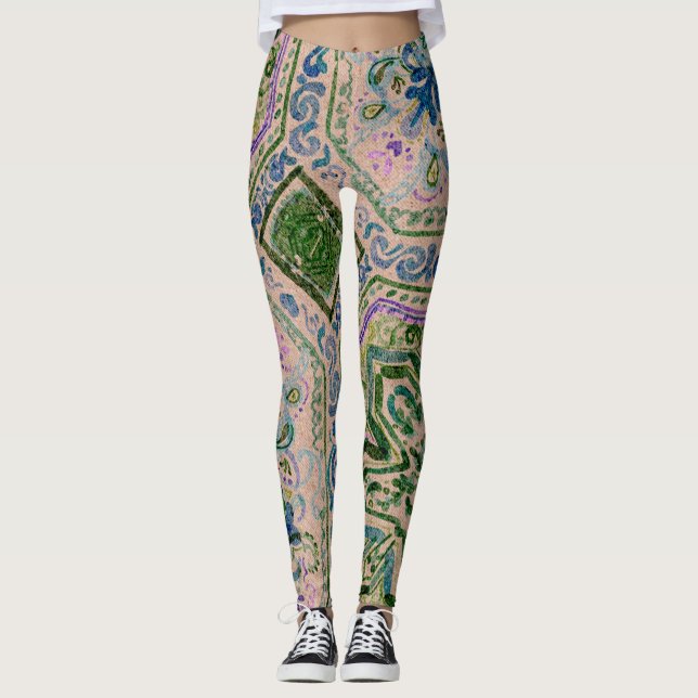 Leggings el Damask de los Bosques (Anverso)