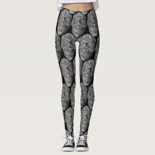 Leggings El Día de la Calavera del Ladrón Muerto