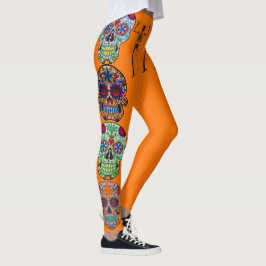 Leggings El Día de las Leyendas del Calavero Azucarero en e