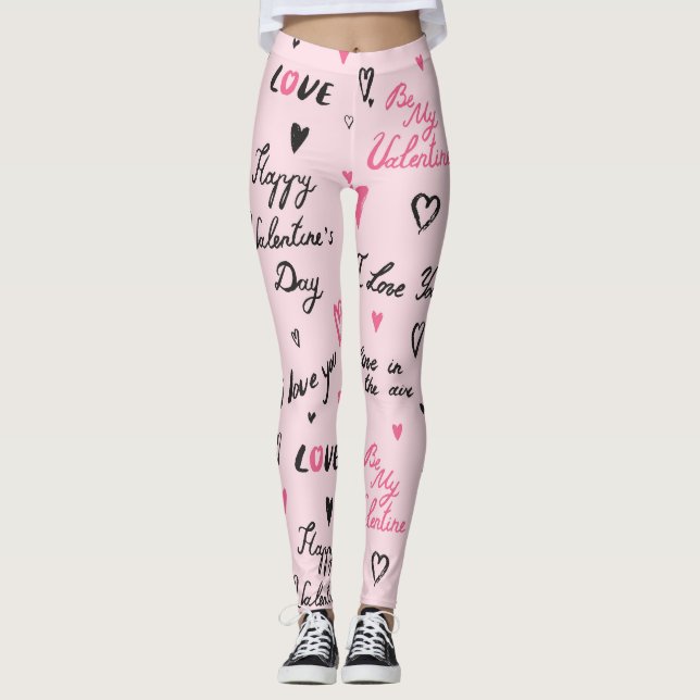 Leggings El día de San Valentín: Antecedentes de 'Te Amo'. (Anverso)