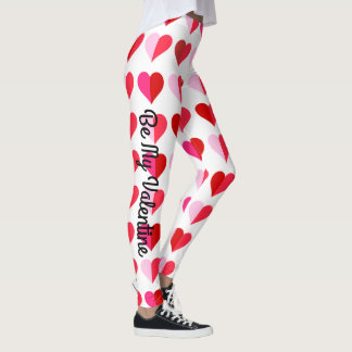 Leggings El día de San Valentín Corazones Toss Por Toda La 
