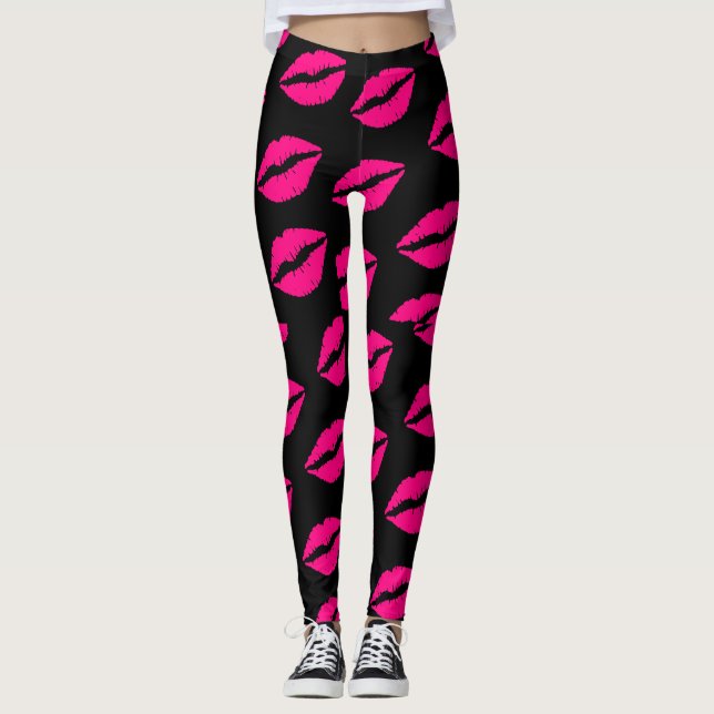 Leggings El día de San Valentín de besos 2024 ª valentina (Anverso)