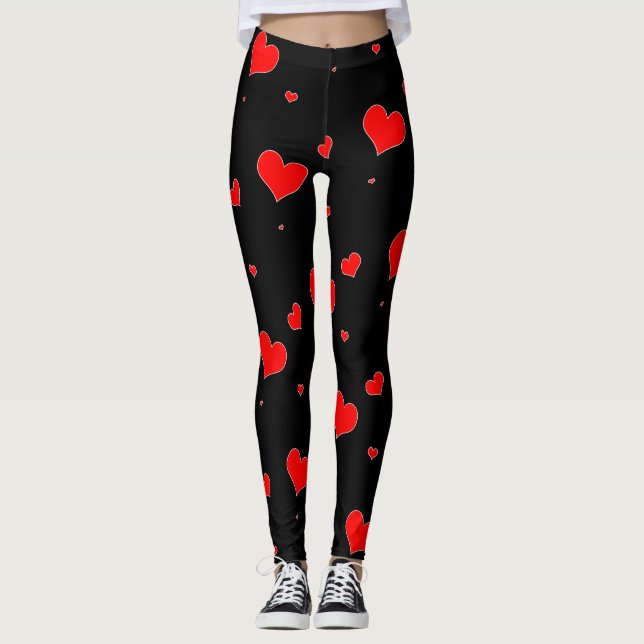 Leggings El día de San Valentín feliz (Anverso)