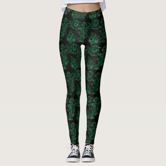 Leggings El diseño de la serie Green Velvet 10 (Anverso)