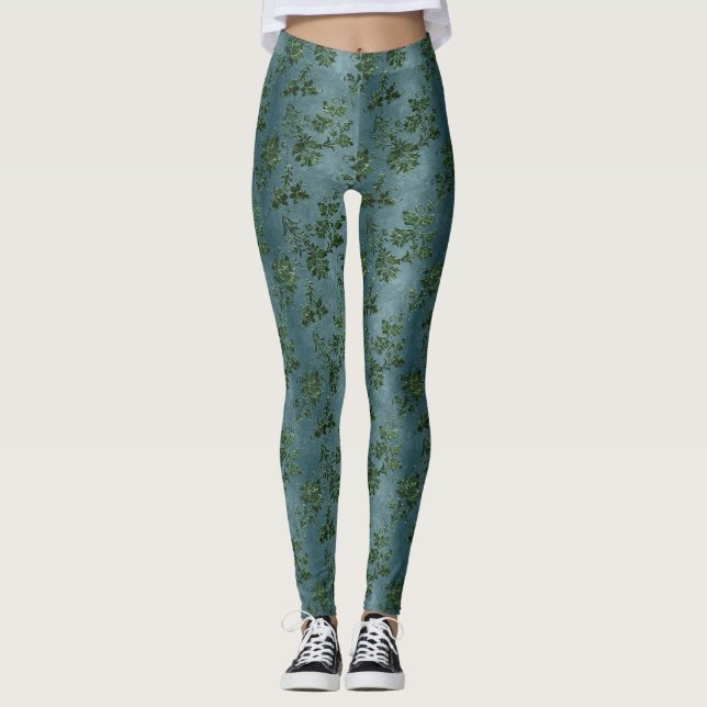 Leggings El diseño de la serie Green Velvet 11 (Anverso)
