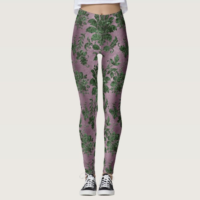 Leggings El diseño de la serie Green Velvet 18 (Anverso)