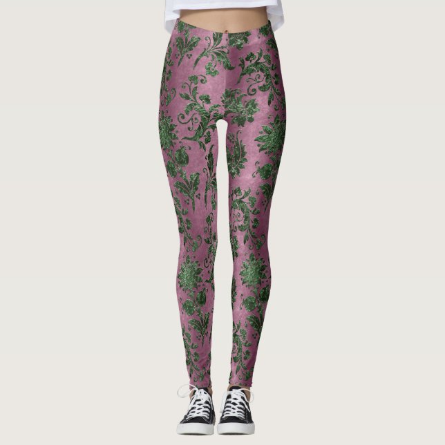 Leggings El diseño de la serie Green Velvet 19 (Anverso)
