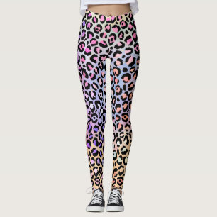 Leggings El diseño de la serie iridiscente Leopard 7