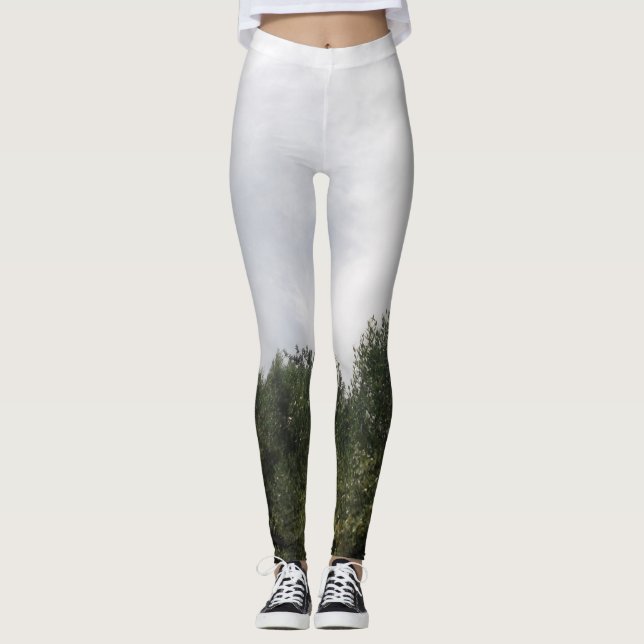 Leggings El diseño ecológico de las damas estira las pierna (Anverso)