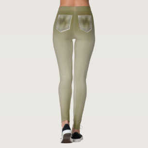 Leggings El dril de algodón ligero tiene gusto de las