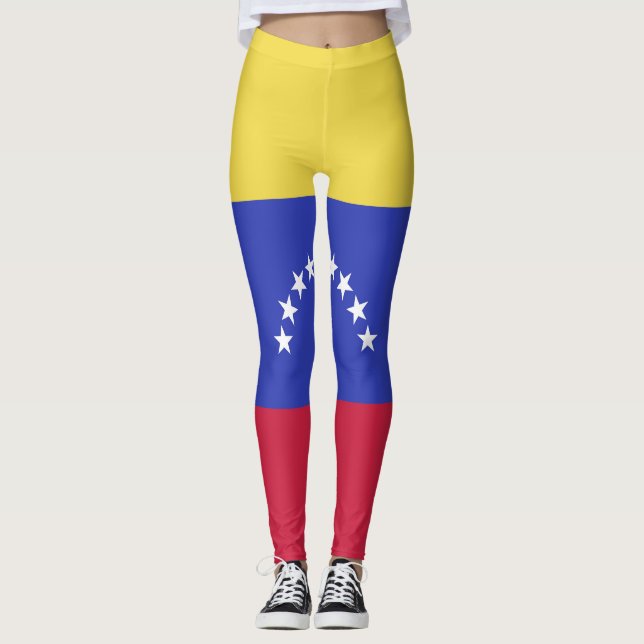 Leggings El emblema de la bandera de Venezuela (Anverso)