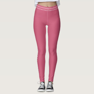 Leggings El entrenamiento atlético de las mujeres de rosa s
