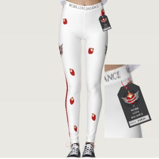 Leggings El equilibrio entre trabajo y amor Pasión Corazón 
