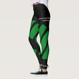 Leggings El equipo verde oscuro/las piernas del club con co