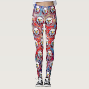 Leggings El Espíritu De 1776, 2026 Águila Roja De Fuegos Ar