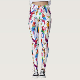 Leggings El estilo de la acuarela repite mecánicamente 2