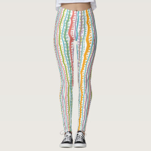 Leggings El extracto raya el modelo vertical