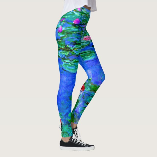 Leggings El famoso cuadro de Claude Monet, Water-Lilies, ro (Derecha)