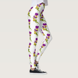 Leggings 'El Fiesta de la Pansy' en las piernas