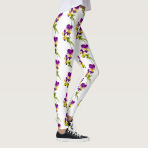 Leggings 'El Fiesta de la Pansy' en las piernas