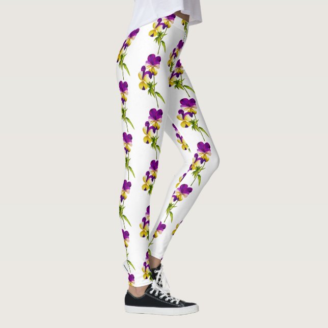 Leggings 'El Fiesta de la Pansy' en las piernas (Derecha)